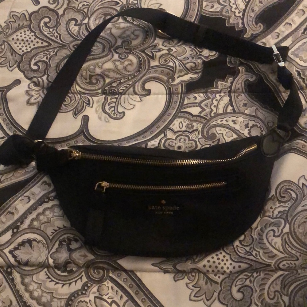 Black Kate Spade Belt bag!
